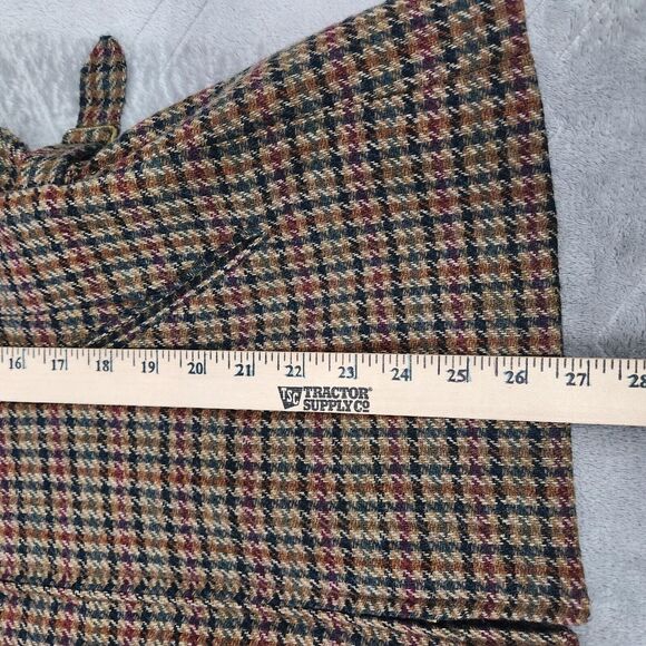 Vintage Character Suburban Wear Houndstooth Wool Lined Tailored Blazer Jacket 12 - Picture 16 of 16